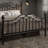 Queen Exquisite Metal Platform Bed with Sturdy and Stable Structure, Spacious Storage, Easy Assembly, Black-393977108-393994985