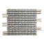 Toujurin 0.39" x 8" Ceramic Linear Mosaic Wall Tile