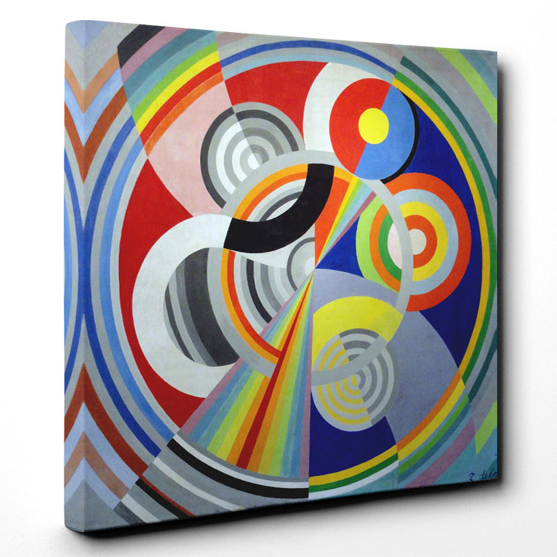 Robert Delaunay - Wrapped Canvas Painting, 76cm H x 76cm W