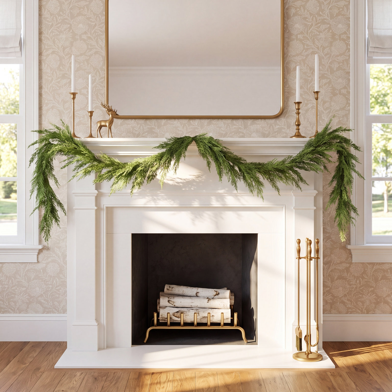 72" Cedar Christmas Garland