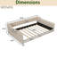 Lit de jour rembourré double TG avec poche de rangement latérale-1594111648-1594111649