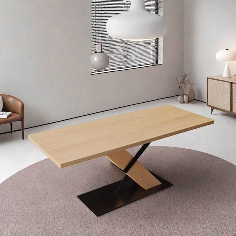 Bureau d'écriture rectangulaire Modern, H 29,52 po x l 62,99 po x P 27,55 po