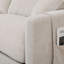 Canapé modulaire de 107,87 po avec 1 repose-pieds, coussin de siège et dossier amovible-715281942