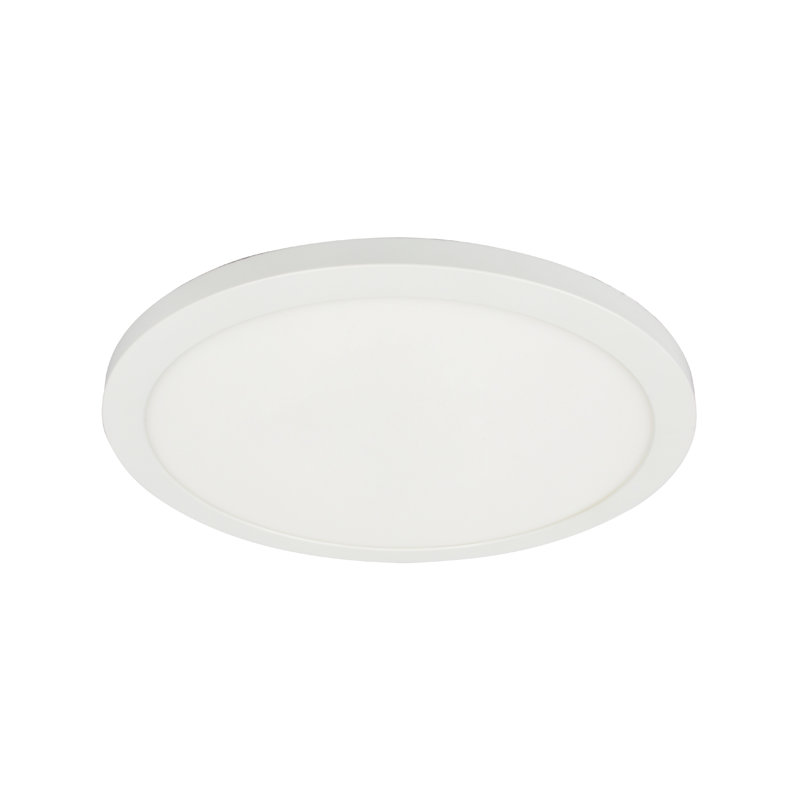 Nashea LED Flush Mount, Matte White, 12" Dia.
