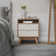 Clea Modern 2-Drawer Nightstand w/ Open Shelf - Bedside Table W17.7'