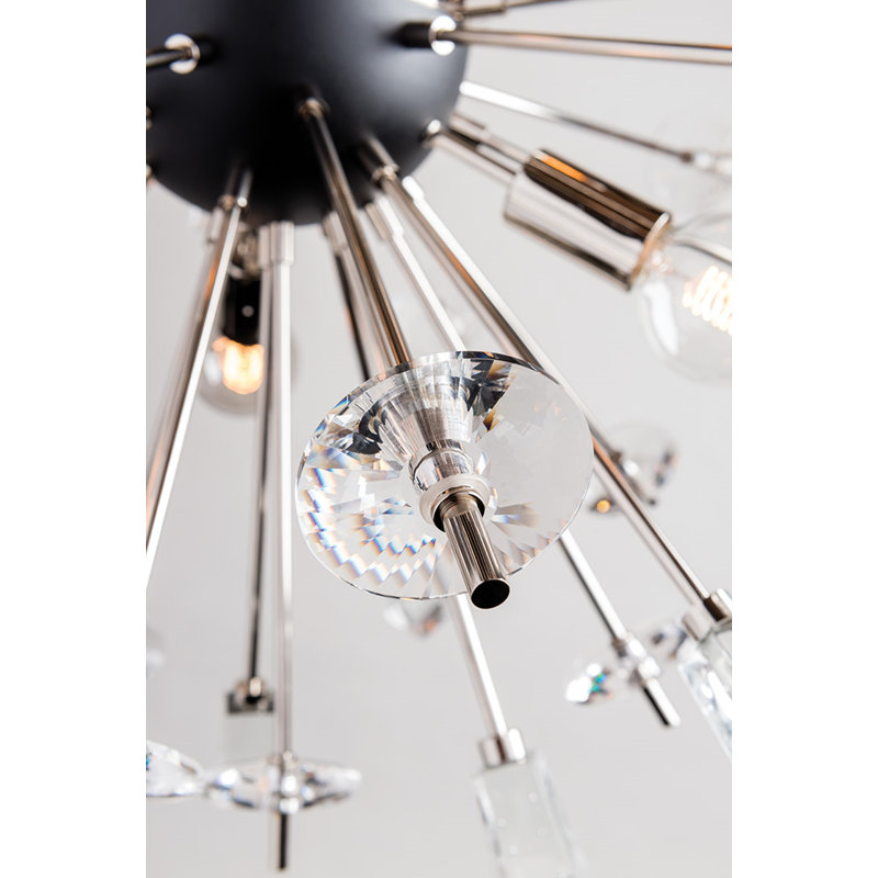 Liberty Chandelier, Aged Brass, 46" H x 46" W x 46" D