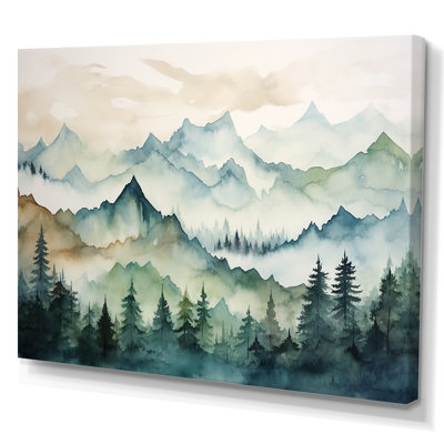 Green Summit Japan Mountains - Japan Wall Art