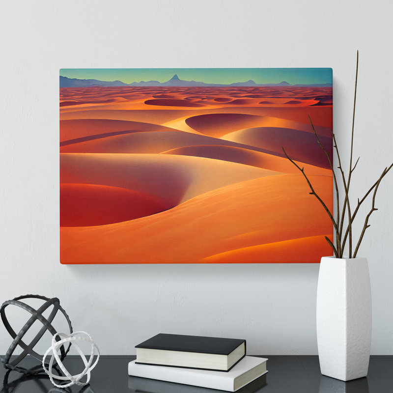 Vibrant Desert - Wrapped Canvas Print, 40cm H x 60cm W x 3cm D