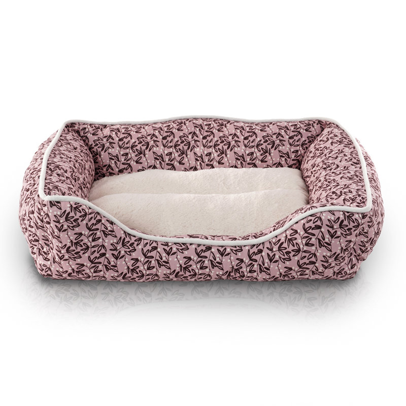 Elle Printed Microsuede Cuddler with Plush Centre