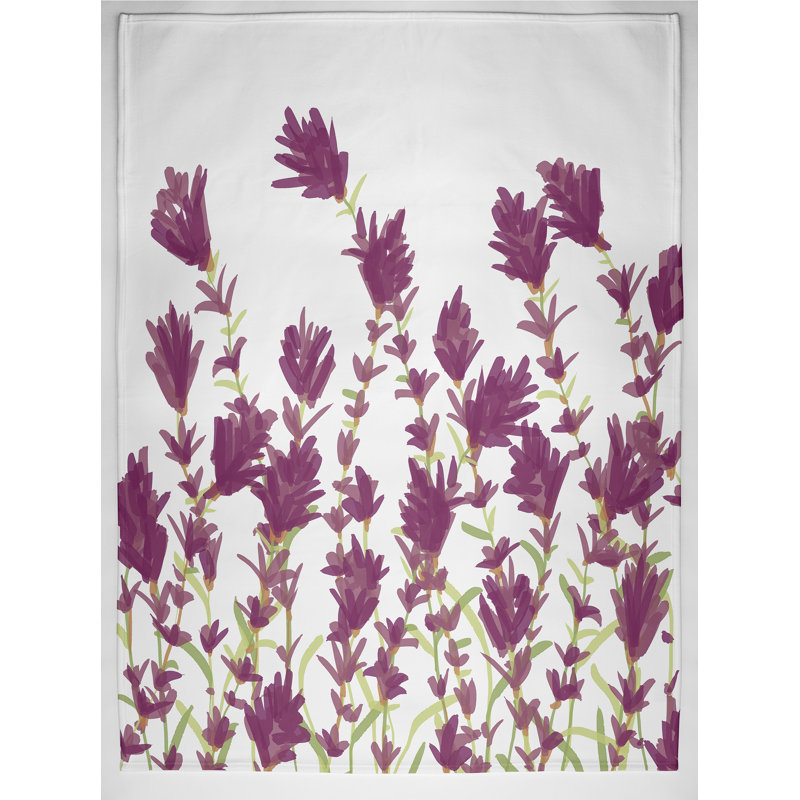 Perkinson Plain Weave / Muslin Throw Blanket, Purple