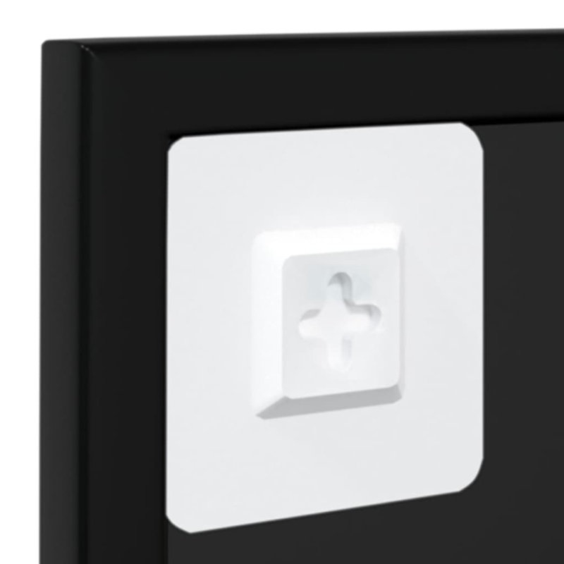 Mikayia Rectangular Metal Wall Mirror, 100cm H x 60cm W