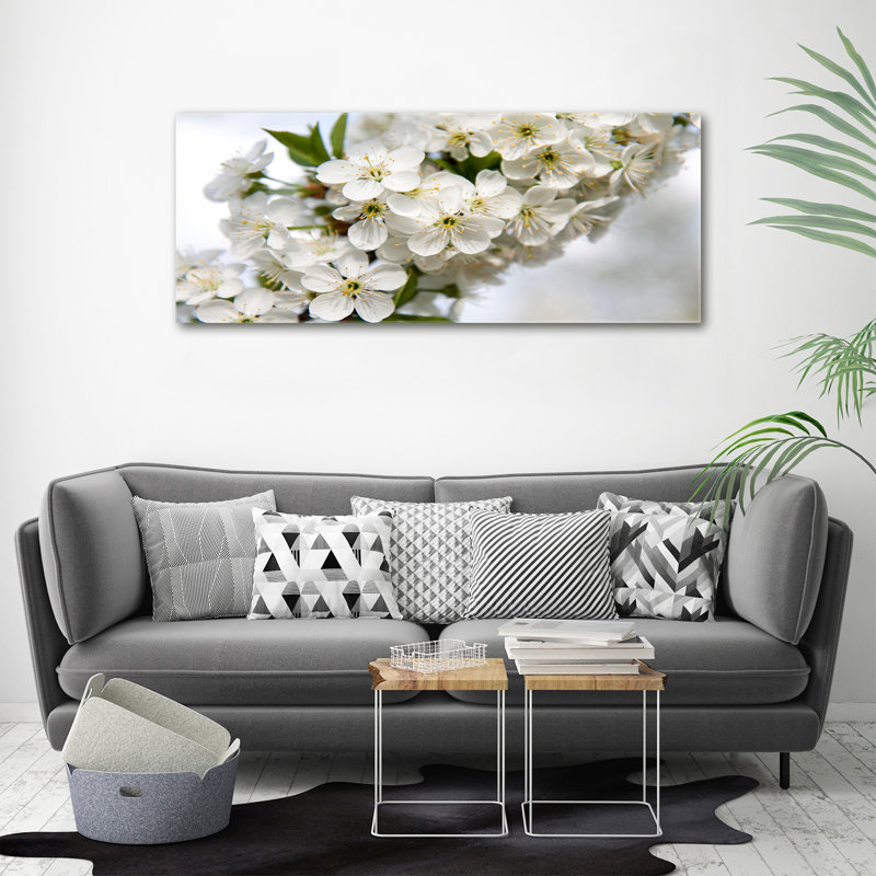Cherry Blossoms 1 Piece Wall Art on Canvas
