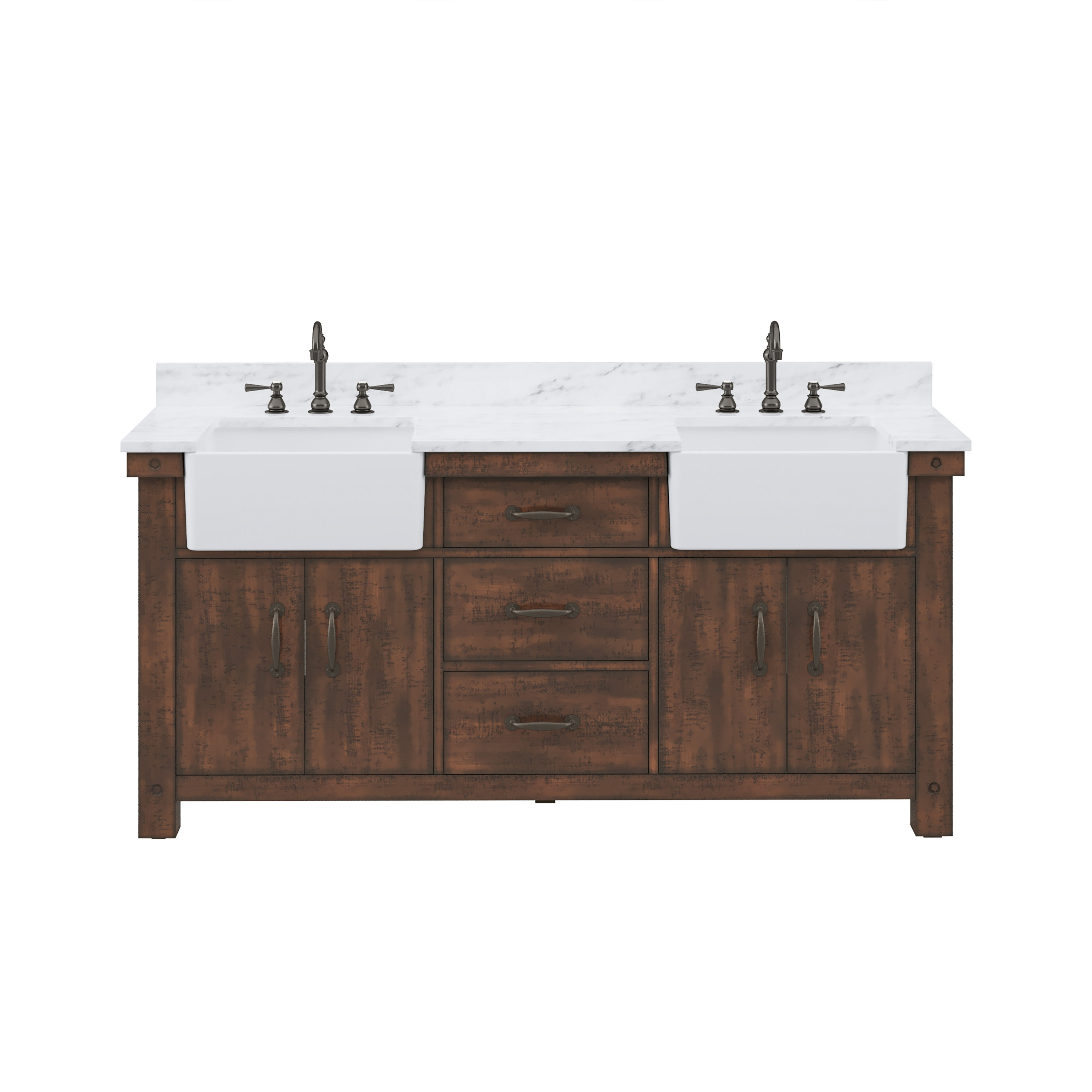Steelside™ Aiana 72" Double Bathroom Vanity Set & Reviews Wayfair