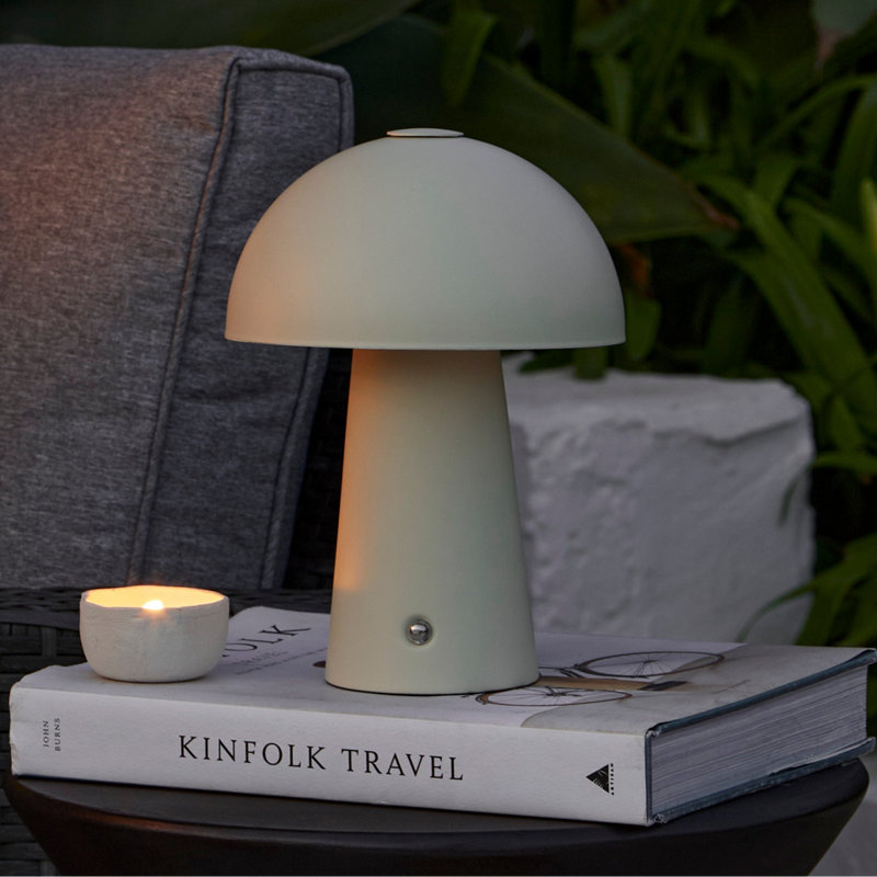 Deira Metal Table Lamp, Grey