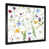 Toile avec cadre noir