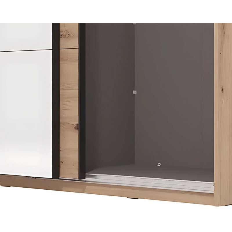 Cashlynn Manufactured Wood Wardrobe, Oak 