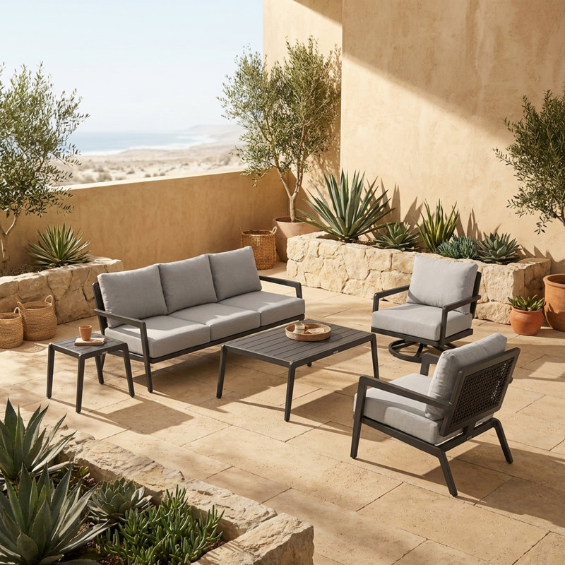 Higgins 5-Piece Outdoor Conversation Set