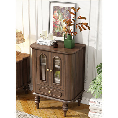 French Style Light Luxury Retro Accent Cabinet