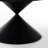 Round Dining Table With Hourglass Shaped Base
