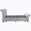 Grand lit de rangement tapissier Hartfried