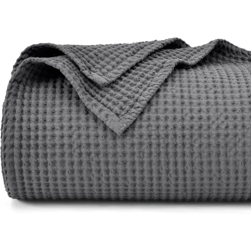 Throw Blanket, Charcoal Grey, 130cm x 150cm