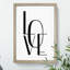 Love - Picture Frame Typography-62802512-62802518