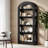 70.87" H 5-Tier Arched Bookcase-835662215-809167697