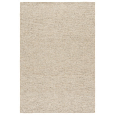 Tapis d'intérieur en laine et coton touffeté à la main ébène