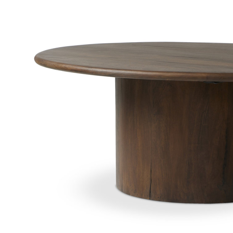 Stuart Wood Coffee Table-Large-Aged Belgium Bleach