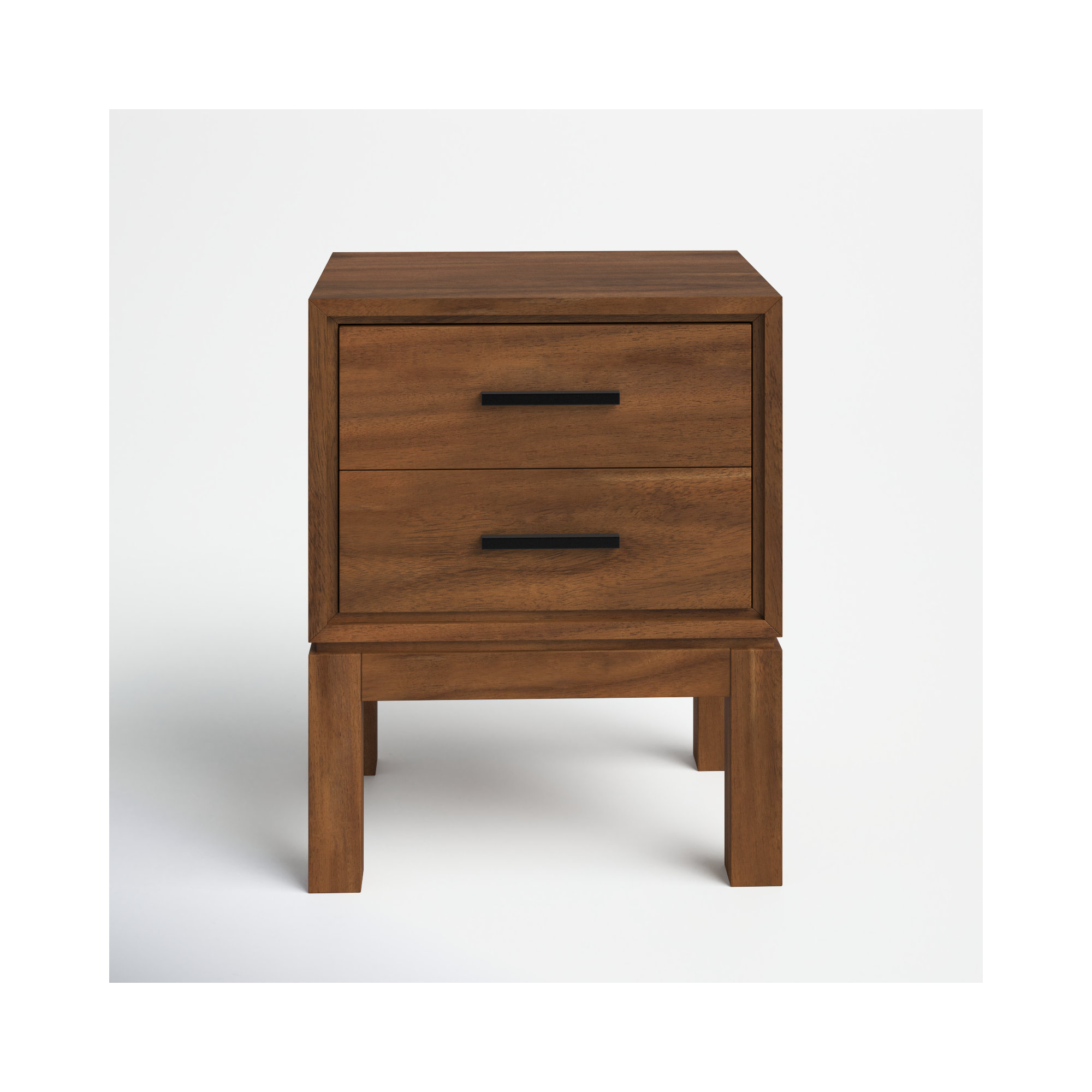 Wrightia 2 - Drawer 20" Nightstand, Honey Maple