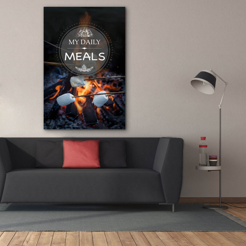 «My Daily Meal» par Jean Plout, art mural sur toile, 40 po x 60 po, 40 po x 60 po