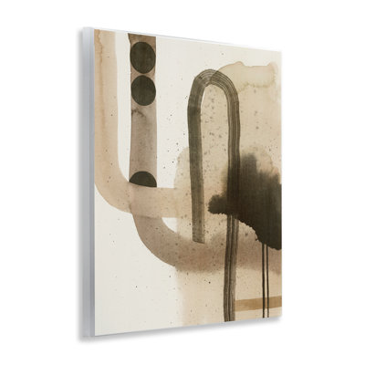 Curved Neutral Arches Wall Plaque Art by Grace Popp