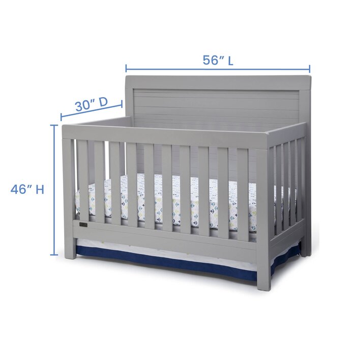 Simmons Kids Rowen Slumbertime 4-in-1 Convertible Crib & Reviews 