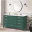 Meuble-lavabo autoportant 60 po avec comptoir simple en bois 60 po