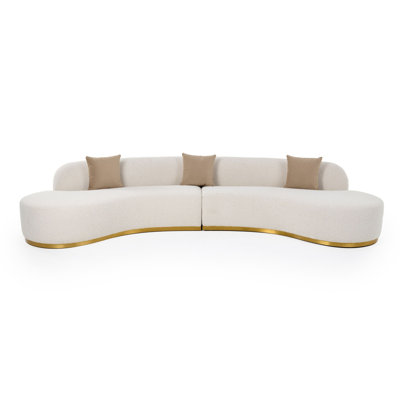 Hughes Symmetrical Sectional Sofa