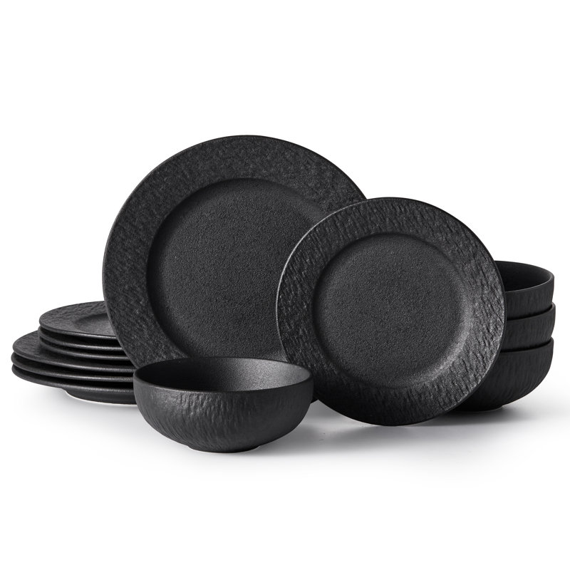 12 Piece Dinnerware Set, Service For 4