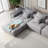 Boneless 170" Oversized Modular Sectional Sofa 5-Seat Sparkling Couch with 6 Pillows, No Assembly Required-2028980199