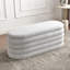 Banc de rangement rembourré en polyester de 46,5 po de largeur-563034050