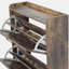 Armoire de rangement pour chaussures avec 2 tiroirs rabattables