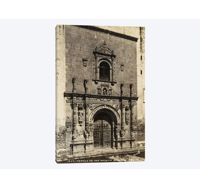 « old mexico i », impression sur toile, H 26 po x l 18 po x P 1,5 po, Toile tendue, Pas de tapis