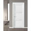 Porte de cuisine/garde-manger à 3 panneaux avec quincaillerie Lucia 2661 Blanc Soie, cadre et moulures pour panneau unique, portes robustes pour salle de bain et chambre à coucher - 18 po x 96 po-53206973