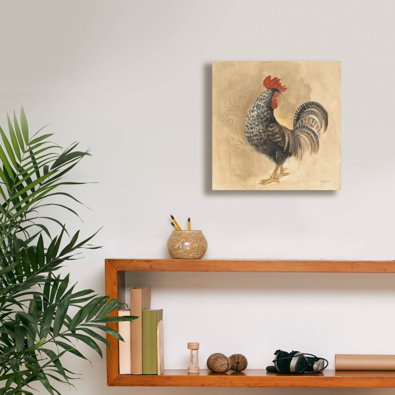 «Farm Friend 2» par Albena Hristova, art mural sur toile, H 12 po x l 12 po x P 0,75 po
