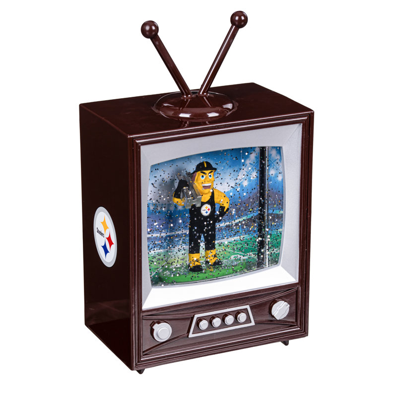 Lanterne d'eau rétro avec éclairage Pittsburgh Steelers