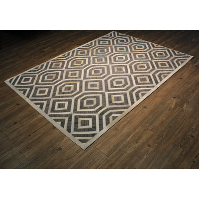 Simeon Performance Cowhide Patchwork Indoor Rug