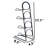 Metal Frame 4 Compartments Wine Bottle Holder
