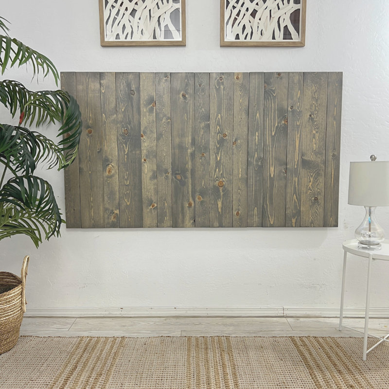 Eurielle Solid Wood Headboard, Queen