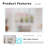 LED bathroom medicine cabinet with single-color white light,Anti-fogging ,Easy to install Aluminum cabinet.(35.43*23.62 Two Door)