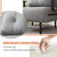 Convertible Sofa Bed, Adjustable Backrest Armchair With Pillow, 5 Adjustable Position, Space-saving Sleeper For Living Room Bedroom Office