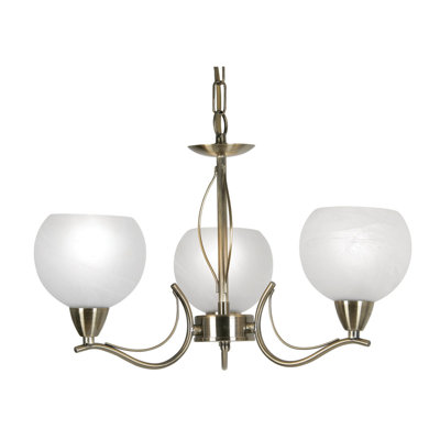 Tina 3 - Light Shaded Chandelier