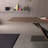 Brown Rectangular Solid with Metal steel Dining Table For Dining Room/Kitchen-394595156